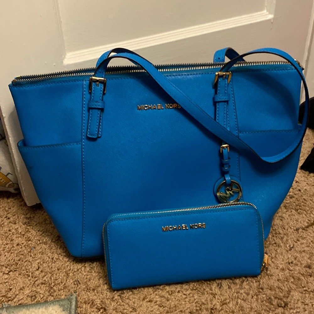Michael Kors purse + wallet set